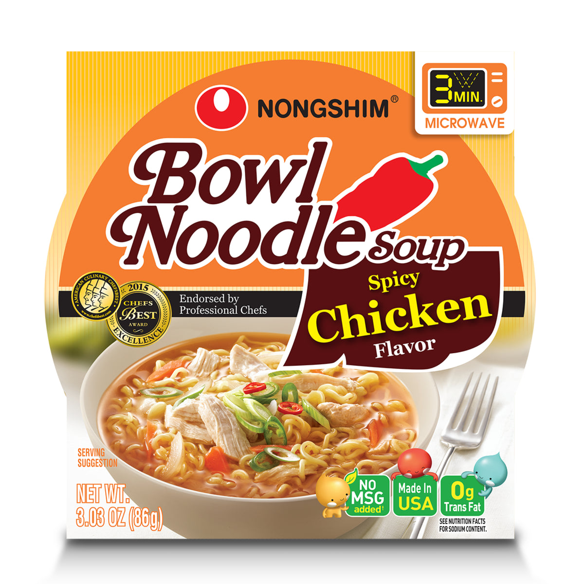 Bowl Noodle Soup Chicken Flavor 3.03 oz