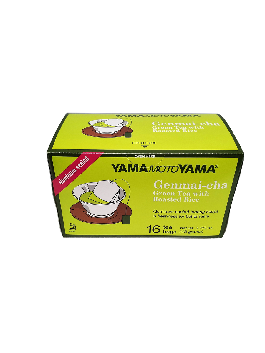 Yama Moto Yama Genmai Cha Green Tea w Roasted Brown Rice 16ct