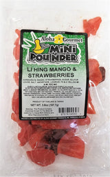 Aloha Gourmet Da Mini Pounder Lihing Mango & Strawberries 3.8oz (NOT FOR SALE TO CALIFORNIA)