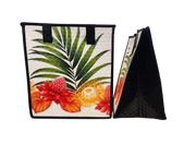 Tropical Paper Garden Hawaiian Hot/Cold Reusable Medium Bag - FLOUNCE CREAM