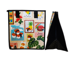 Tropical Paper Garden Hawaiian Hot/Cold Reusable Medium Bag - GALLERY MED CREAM