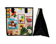 Tropical Paper Garden Hawaiian Hot/Cold Reusable Medium Bag - GALLERY MED CREAM