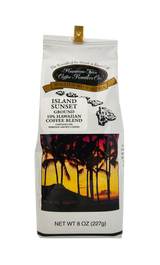 Hawaiian Isles Coffee Roasters Co. Island Sunset Ground 10% Hawaiian Coffee Blend 8oz