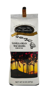 Hawaiian Isle Coffee Roasters Co. Vanilla Bean Macadamia Ground Coffee 8oz