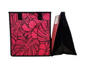 Tropical Paper Garden Hawaiian Hot/Cold Reusable Medium Bag - LOFT FUCHSIA