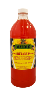 Malolo Orange Drink Syrup 32 oz