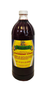 Malolo Strawberry Syrup 32 oz