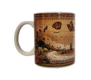 Mug - Vintage Island Map  11 oz | Comes in a Mug Box