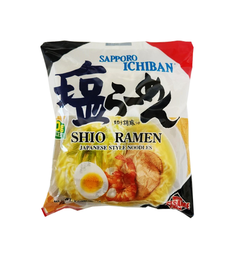 Sapporo Ichiban Shio Ramen Japanese Style Noodles 3.6oz