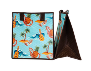 Tropical Paper Garden Hawaiian Hot/Cold Reusable Medium Bag - SEASHORE AQUA