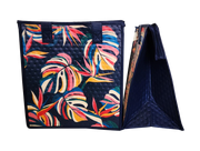 Tropical Paper Garden Hawaiian Hot/Cold Reusable Medium Bag - STRIPES NAVY