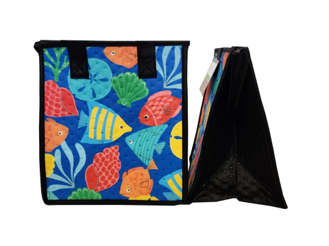 Tropical Paper Garden Hawaiian Hot/Cold Reusable Small Bag - SUBMARINE ROYAL PET