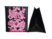 Tropical Paper Garden Hawaiian Hot/Cold Insulated Large Bag - VENOM BLACK/PINK LRG