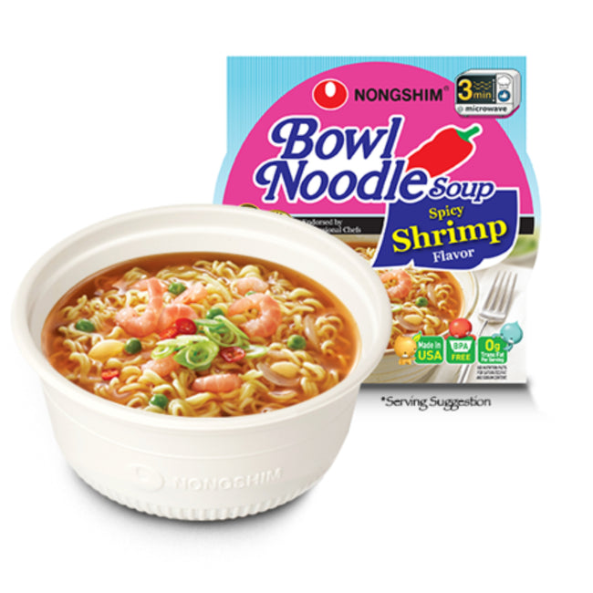Nongshim Bowl Noodle Soup Savory Chicken