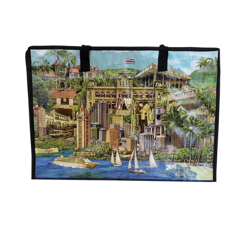 Tropical Paper Garden Reusable Shopping Bag - HOLOHOLO BAG