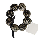 Kukui Nut Wristlet - Black and White