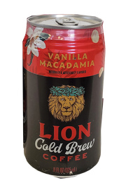 Lion Ready-To-Drink Vanilla Macadamia Cold Brew Coffee 11 oz